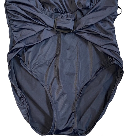 Magicsuit Solid Black Angelina One Piece Swimsuit Size 14 NWT - Picture 8 of 16